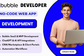 develop bubble saas app bubble marketplace bubble mvp with ai integration
