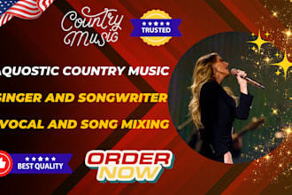 be your acoustic female country vocals country music songwriter harmony vocals