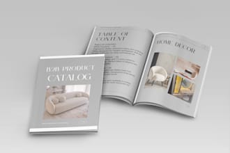 design professional b2b product catalog and brochure design