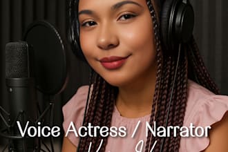 record an audio with a female latin american spanish voice