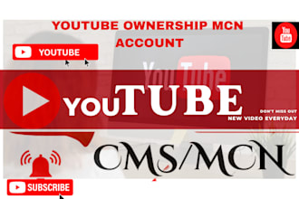 claim and setup your youtube cms and mcn account cms brand account ownership