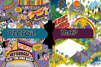 design unique vector map illustration or street map