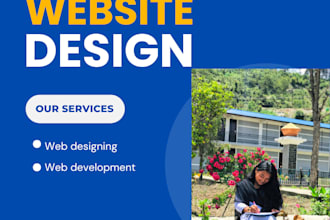 design and develop a stunning, responsive website