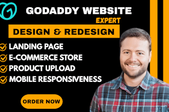design godaddy ecommerce website redesign godaddy website development