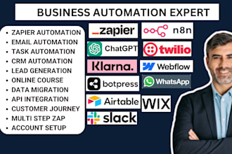 do zapier n8n twilio whatsapp chatgpt botpress wix airtable slack webflow klarna