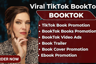 promote books on booktok tiktok amazon kdp book cover promotion ebook trailer