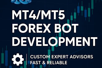 develop a custom forex trading bot for metatrader 4 or 5
