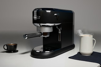 3d coffee machine design,product design, stl 3d print, machine product animation