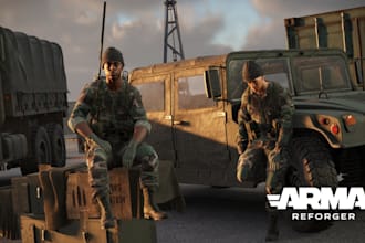 develop custom arma reforger missions, mods, and server configs 3d model assets