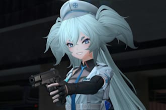 design an amazing, gmod player model, rust skin, sfm model, skryim and fallout 4