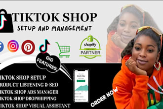 fix setup tik tok shop manage tik tok shop ads tiktok dropshipping shop listings