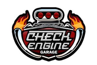 design artwork sport racing cars logo