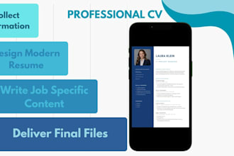design a modern professional resume and CV that stands out