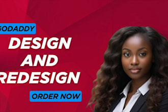 godaddy website setup seo godaddy homepage design develop godaddy header design