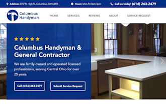 be your website maker for handyman, junk, cleaning, pressure washing website