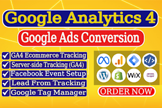 setup  google analytics 4 ga4 server side tracking ads conversion tracking
