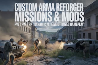 create custom arma reforger missions and scenarions