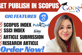 write  publish research articles in ssci scie scopus peer reviewed journal