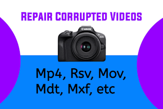 repair corrupted video files  mp4  mov  rsv  dat  mxf  mkv  avi  more