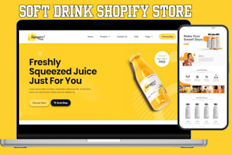 soft drink shopify store juice store soda website soft drink beverages website