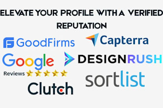 improve the repute of your website with clutch goodfirm sorlist designrush gmb