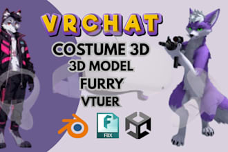 create custom 3d model vrchat avatar furry vrchat avatar nsfw vrchat avatar