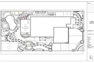 design irrigation plan, pipping, and drip sprinklers layout in autocad