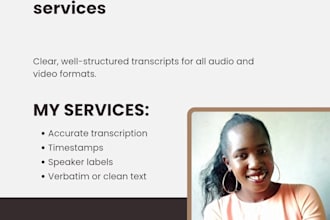 transcribe audio or video to text accurately and quickly