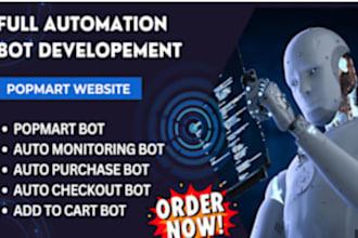 auto purchase bot, popmart bot, auto buying bot, auto checkout bot, scalping bot