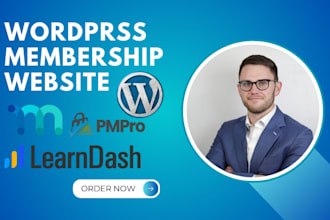 build wordpress lms membership site with memberpress, learndash, lifterlms