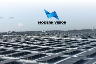 build squarespace solar energy company website solar panel installation website