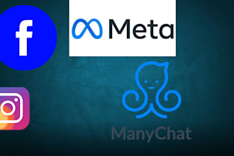 design a manychat chatbot to boost engagement on instagram and facebook