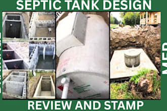 design plumbing water supply demand septic tank drainage system of buildings
