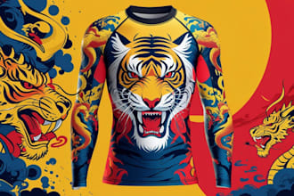 design and manufacture custom bjj, rash guard, MMA