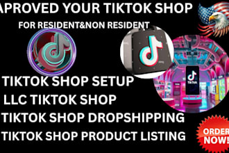 create USA tiktok shop USA tiktok account USA tiktok shop