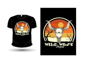 create a skeleton cowboy mascot design for t shirts