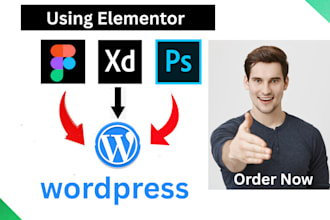convert figma to wordpress xd to wordpress, PSD to wordpress, divi