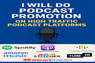do podcast promotion on high traffic podcast platforms