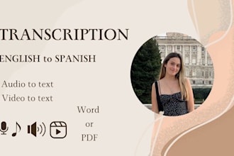 transcribe your audio or video to text accurately and fast