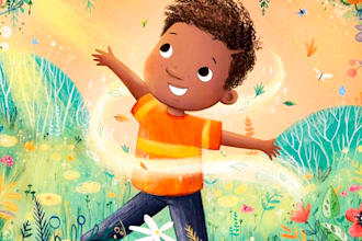 illustrate children story book illustration watercolor