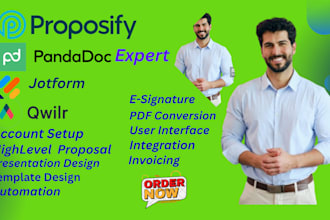 design proposal templates in proposify and pandadoc