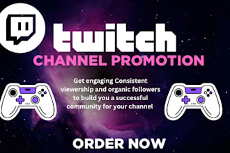 organically skyrocket your twitch channel to attract live viewers and followers