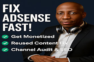 fix youtube adsense issues and help you get monetized fast