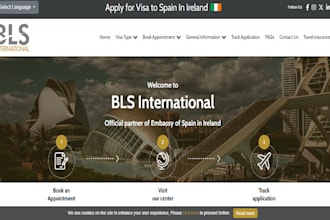 design multilingual immigration website, travel agency booking form integration