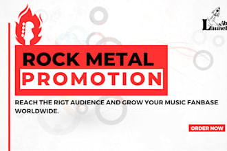 promote your music to rock metal, and punk spotify playlist worldwide