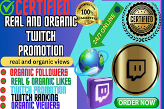 promote your twitch stream to real live viewers, grow your audience organically