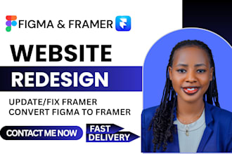 framer redesign framer figma redesign framer fix framer website update framer