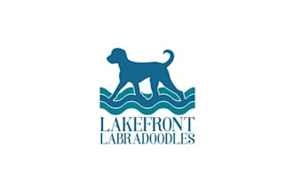 design professional labra doodle puppy breeder logo