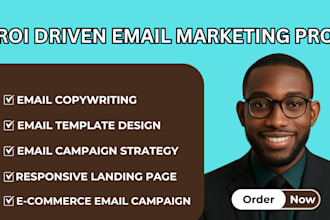 write ROI focused email copy and design responsive email templates