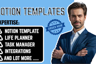 create notion template notion planner notion database automation custom notion
